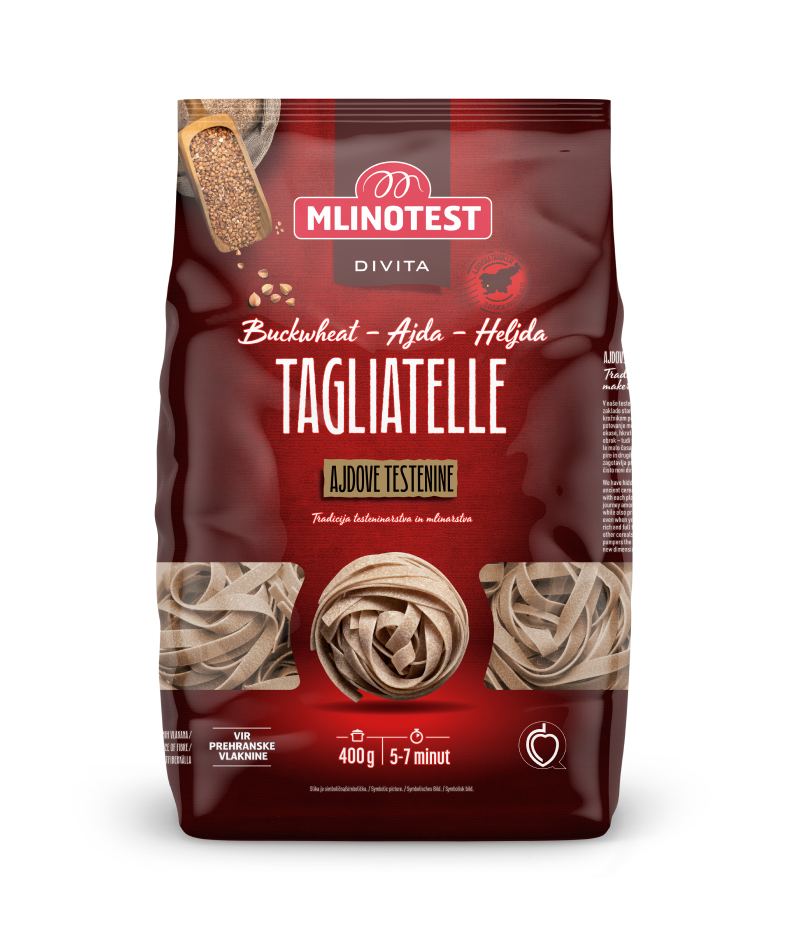 DIVITA Tagliatelle heljda