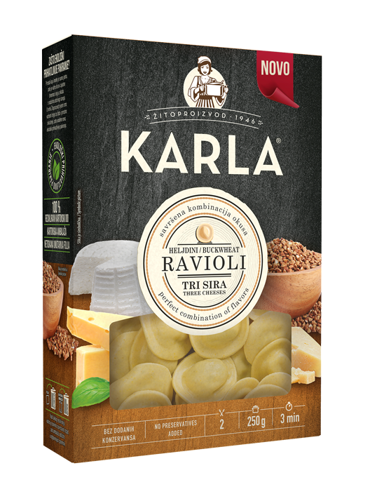 KARLA Ravioli tri sira