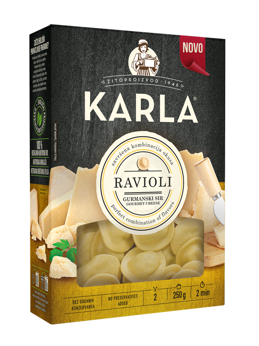 KARLA Ravioli gurmanski sir